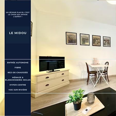 Le Midou - Central - Calme - Vue Sur Riviere - Fibre Mont-de-Marsan Eksteriør billede